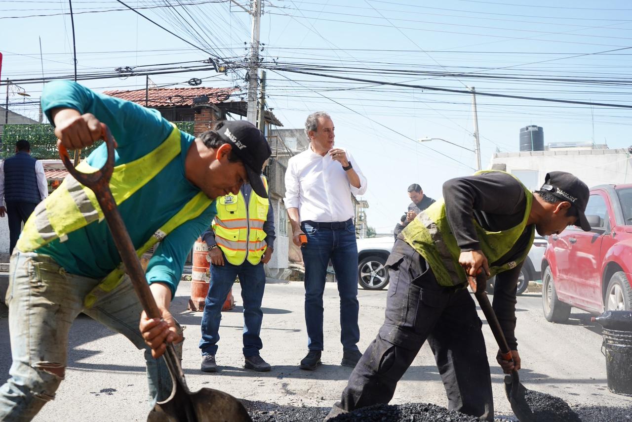 Supervisa Pepe Chedraui campaña “BacheAndo Puebla” en Xochimehuacan
