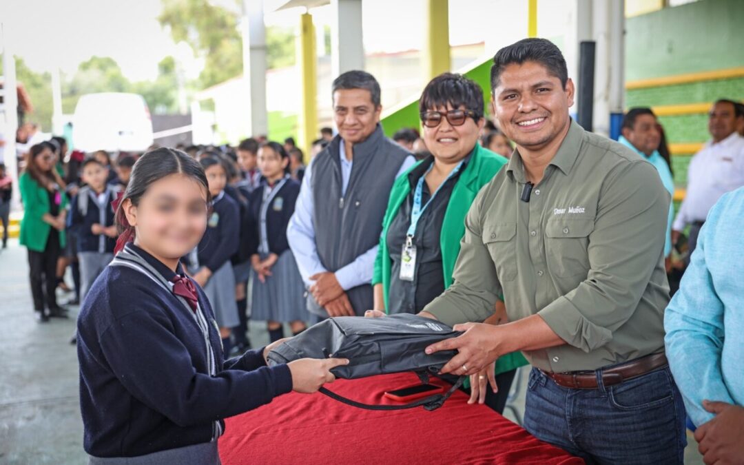 Inicia Omar Muñoz programa “Escuela Segura 2026”