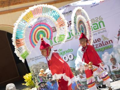 Alista Cuetzalan Kampa Yohualichan con la participación de 500 danzantes