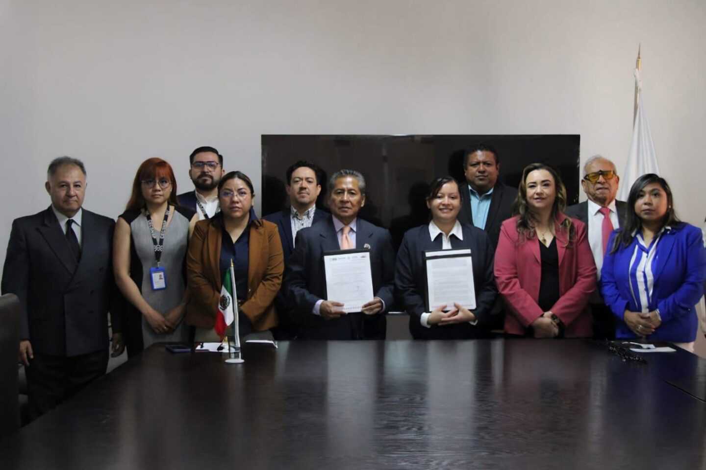 Firma de Convenio entre CECSNSP y CECATI No.18