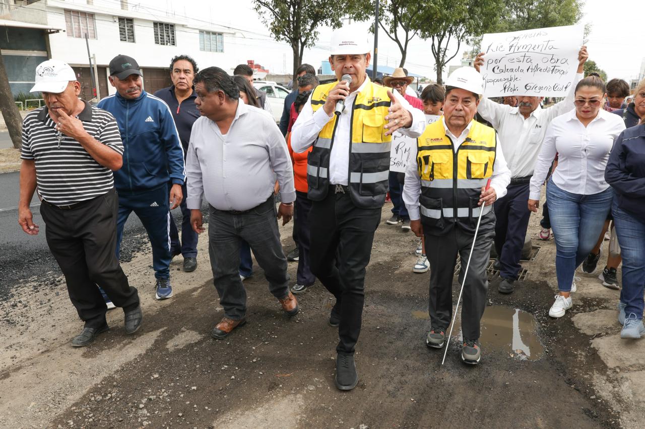 Gobierno del Estado transforma Puebla con 28 mil calles renovadas este año