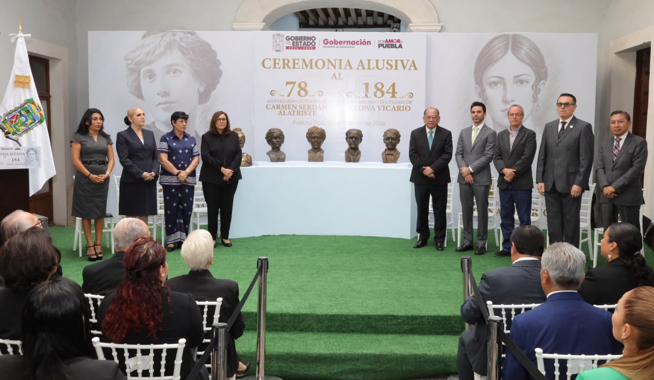 Heroínas de la patria inspiran memoria, libertad, justicia y transformación en Puebla