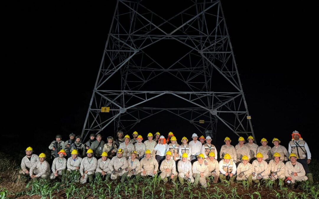 Apagón golpea al sureste mexicano tras daños a líneas de alta tensión