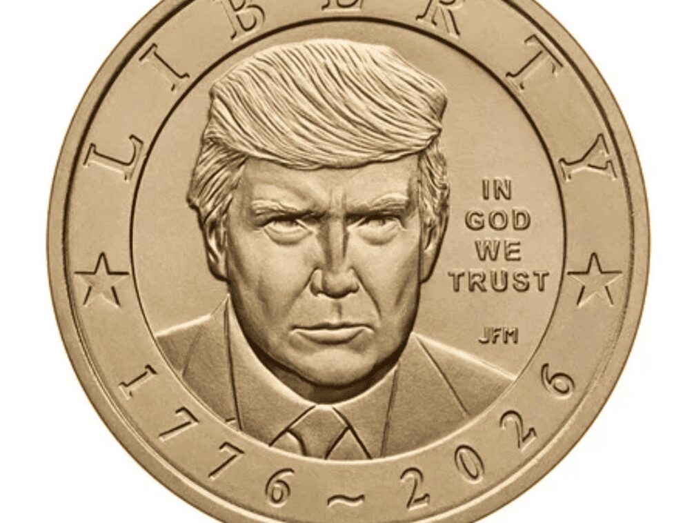 Trump llega a una moneda oficial de un dólar por los 250 años de EU