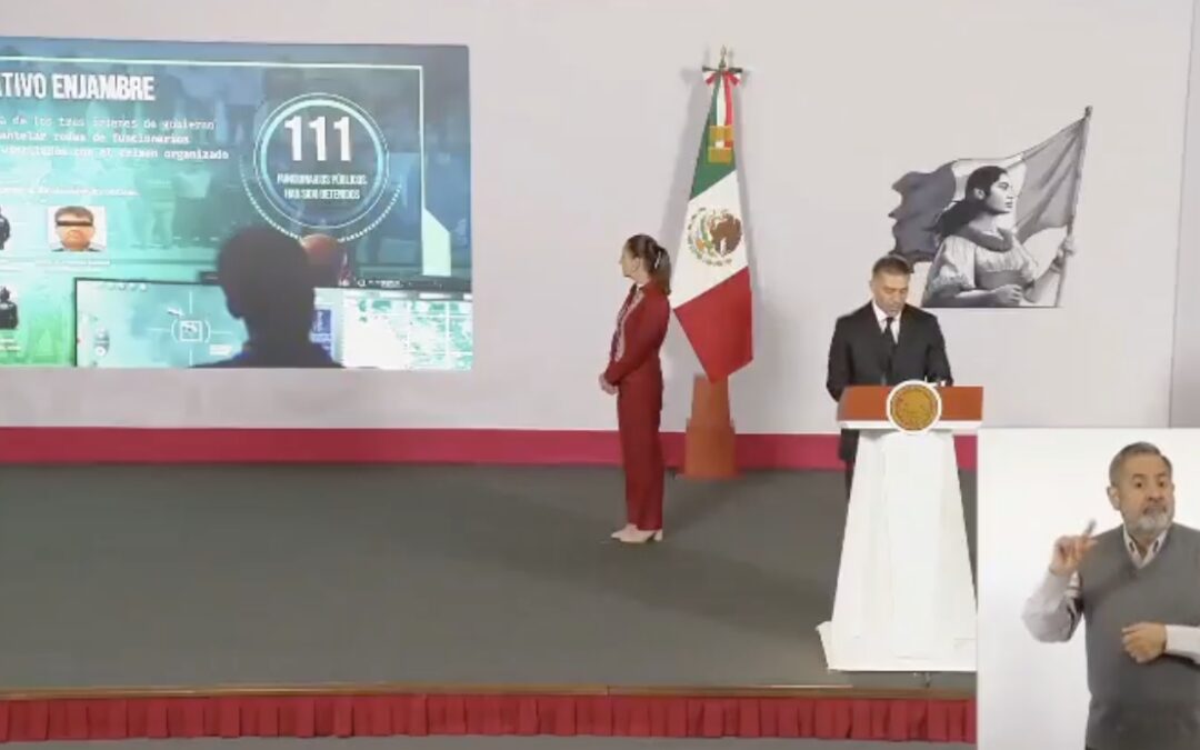 Operativo Enjambre: Harfuch revela caída de dos alcaldes en Puebla y decomiso de 35 armas