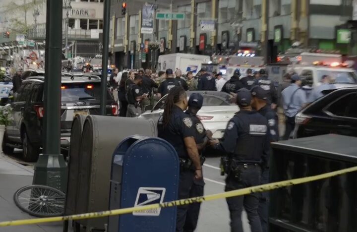 Maleta abandonada activa operativo de seguridad a dos avenidas de la ONU