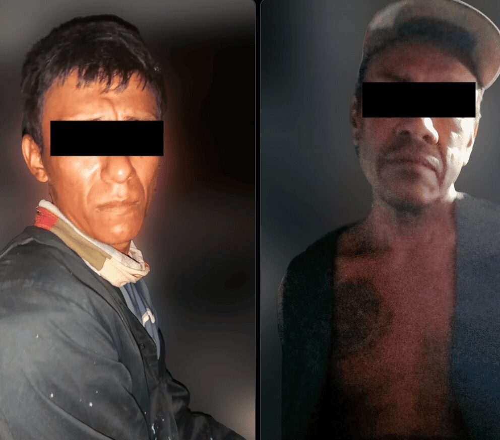 Detienen fuerzas de seguridad a dos hombres armados 