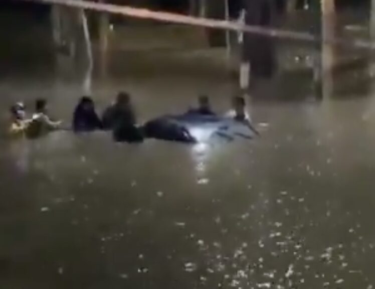 Mueren dos personas tras inundaciones en Xalapa; joven quedó atrapada en tienda