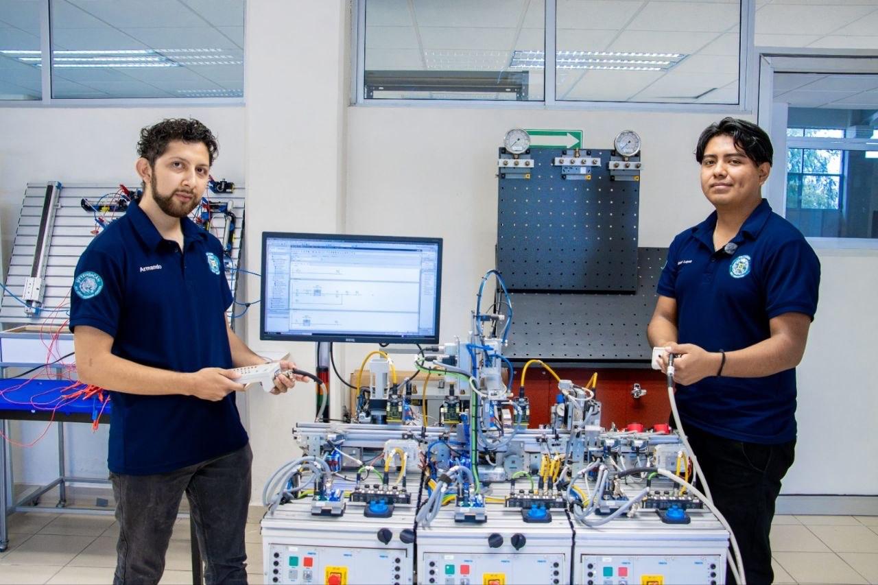 Conquista UTTehuacán etapa nacional de competencia FESTO en Automatización Industrial
