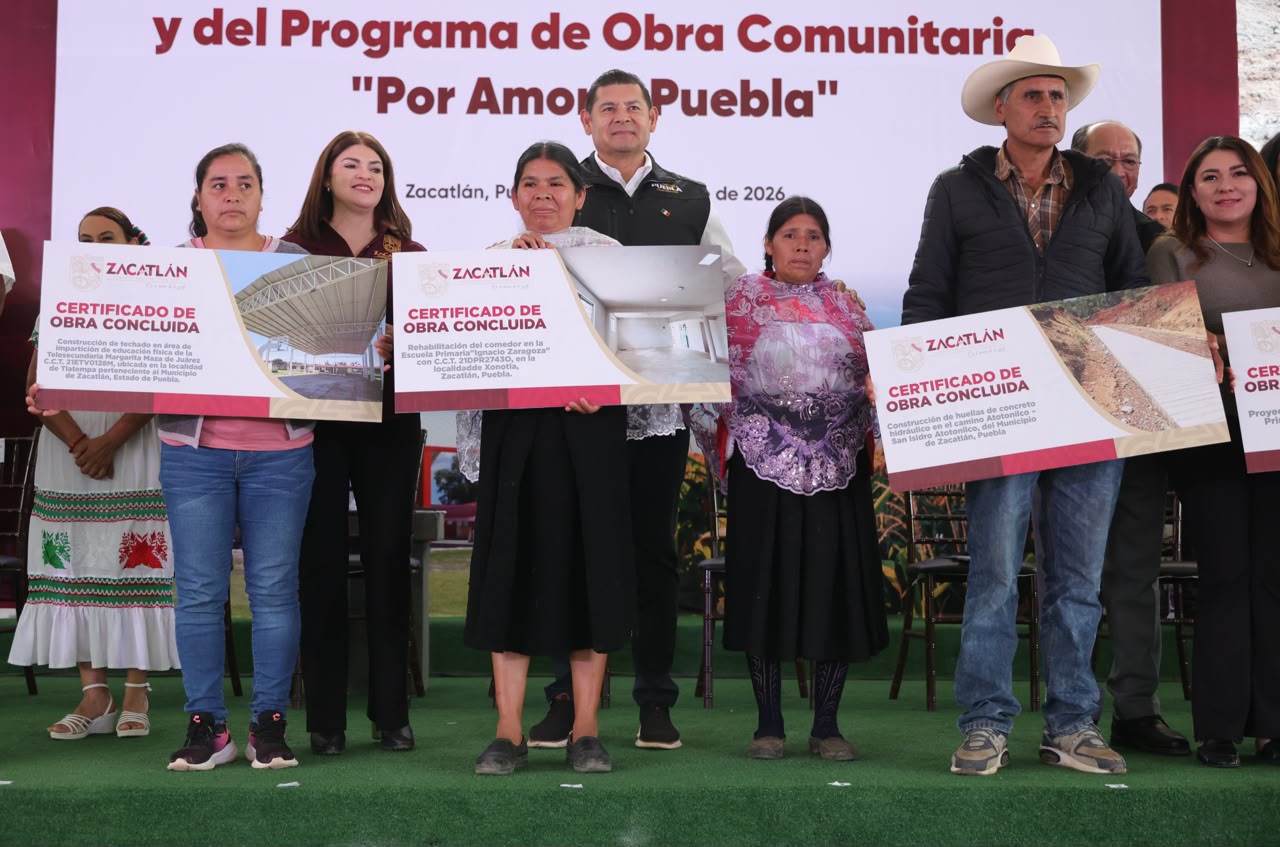 Transformación del campo y obra comunitaria fortalecen bienestar en la Sierra Norte
