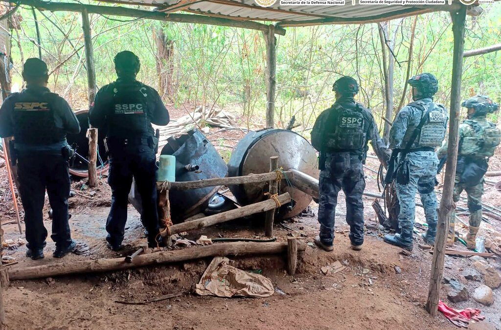Golpe a la producción de drogas sintéticas: hallan tres laboratorios clandestinos en Guerrero