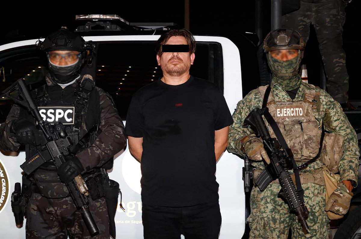 Operativo en Mazatlán captura a presunto operador financiero y logístico de Los Chapitos