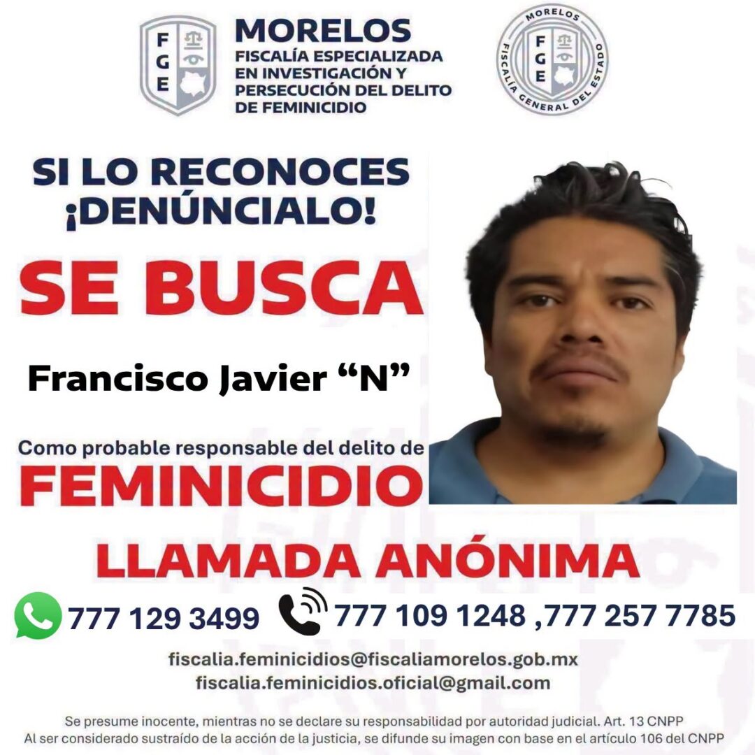 Fiscalía de Morelos obtiene orden de aprehensión contra “El Trompas”