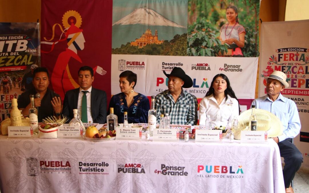 Todo listo para la 2ª Feria del Mezcal de Caltepec
