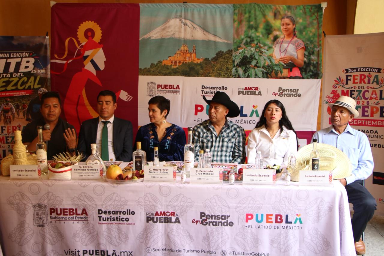 Todo listo para la 2ª Feria del Mezcal de Caltepec