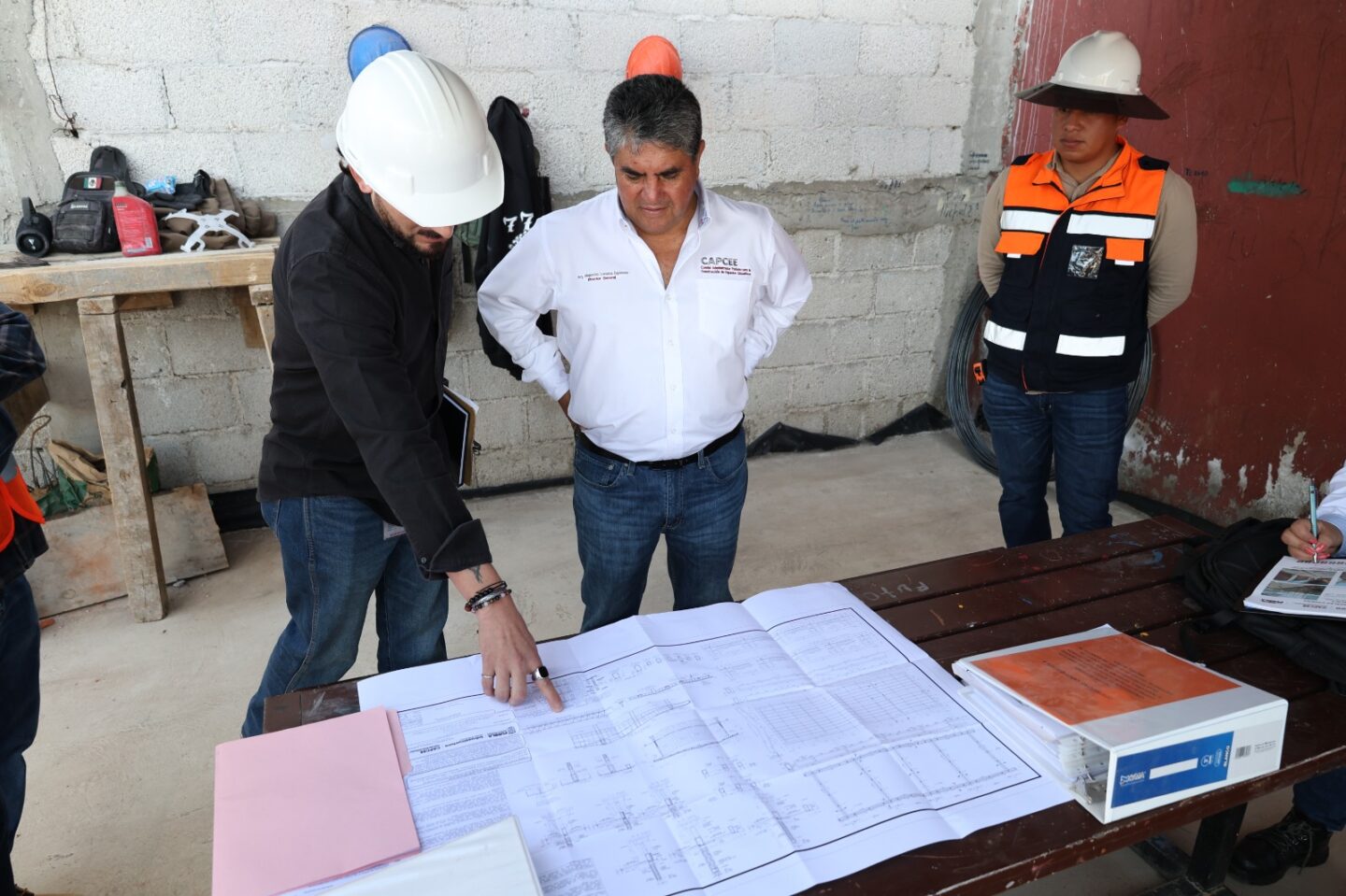 Socializa CAPCEE obras de infraestructura educativa en Amozoc