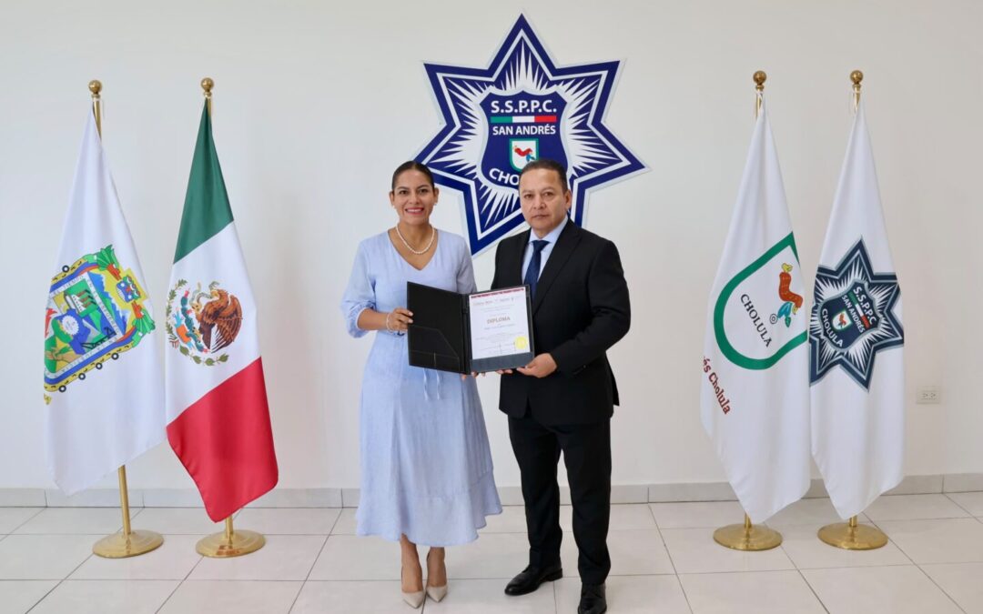 Fortalece Lupita Cuautle capacidades de inteligencia policial en la SSPPC