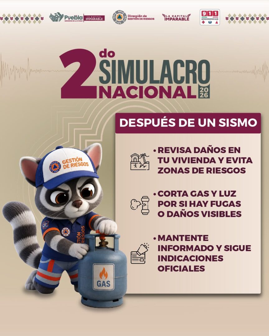Gobierno de Pepe Chedraui fortalece la preparación ante emergencias con el Simulacro Nacional 2026