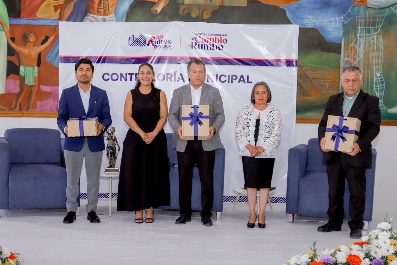 Inicia la Semana de la Contraloría Municipal en San Andrés Cholula