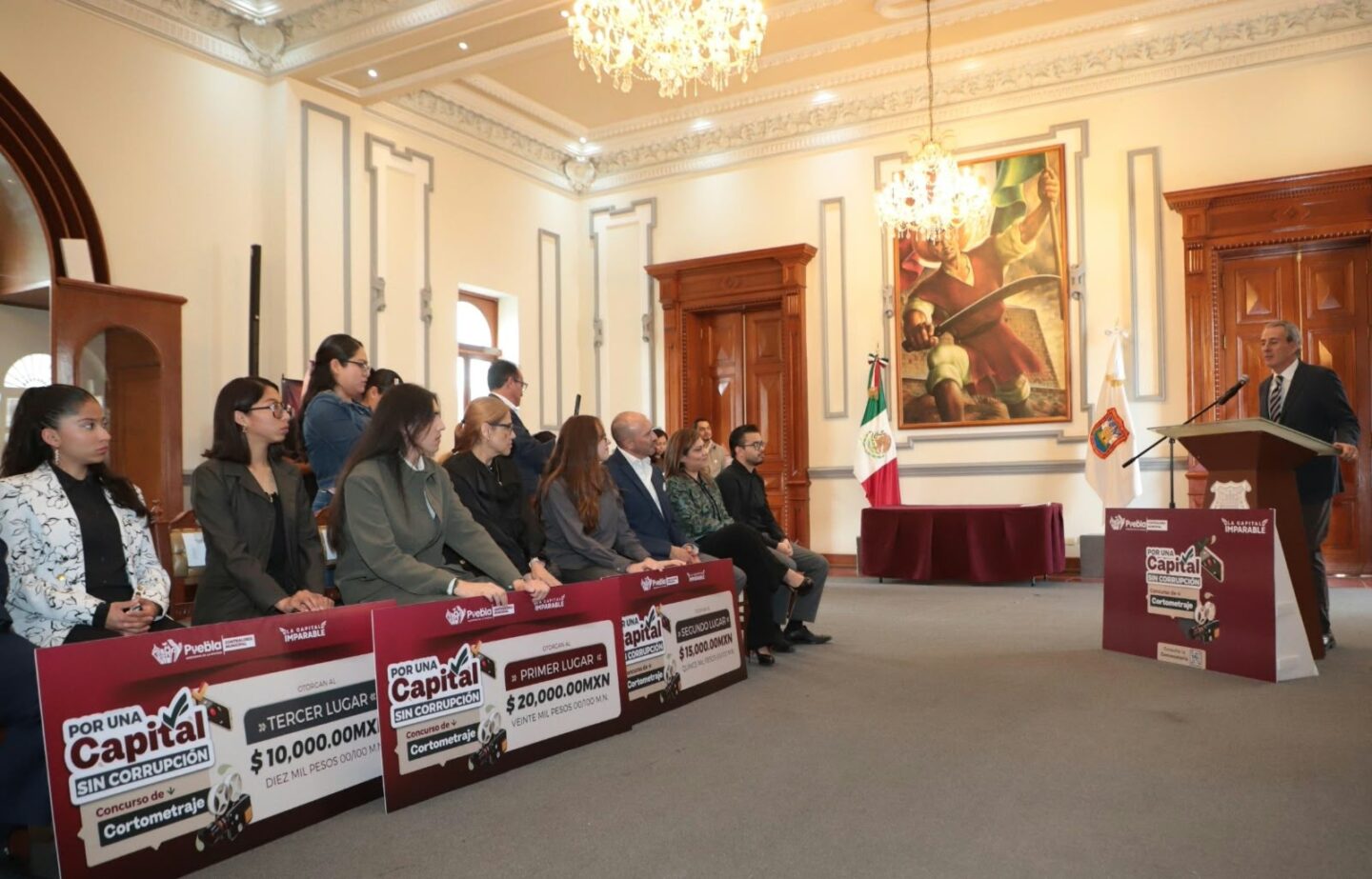 Encabeza Pepe Chedraui premiación del concurso de cortometraje “Por una Capital sin Corrupción”