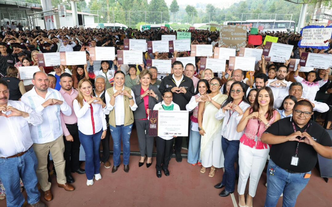 Gobierno del Estado transforma en grande con obra comunitaria y justicia energética.