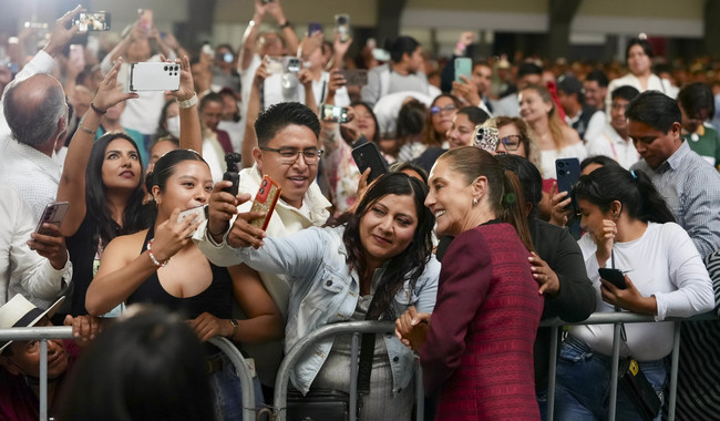Los gobiernos de la Transformación damos el corazón: presidenta; en Puebla 2.1 millones de personas reciben Programas para el Bienestar