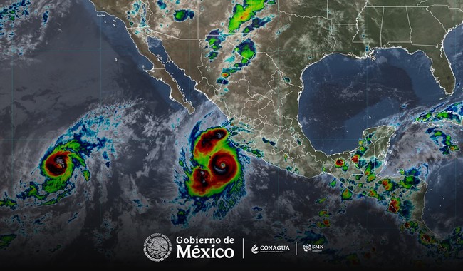 Debido al huracán Polo, se pronostican lluvias intensas en zonas de Jalisco, Colima y Michoacán, y muy fuertes en Nayarit