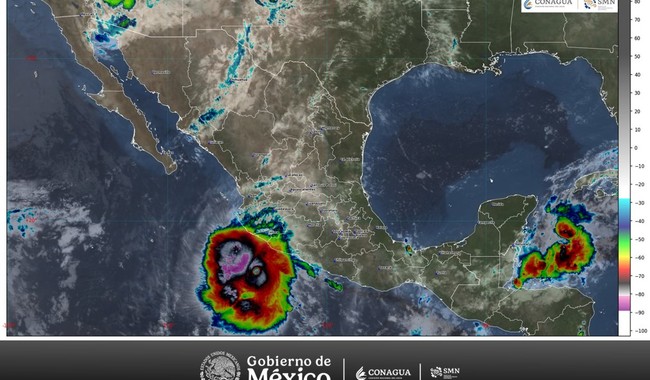 Polo, huracán categoría 4, está a 245 km al sur de Manzanillo, Colima