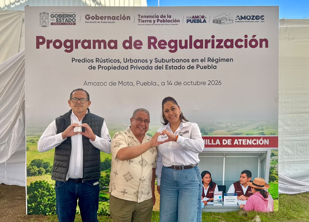 Brinda gobierno estatal jornada ciudadana para regularización de predios