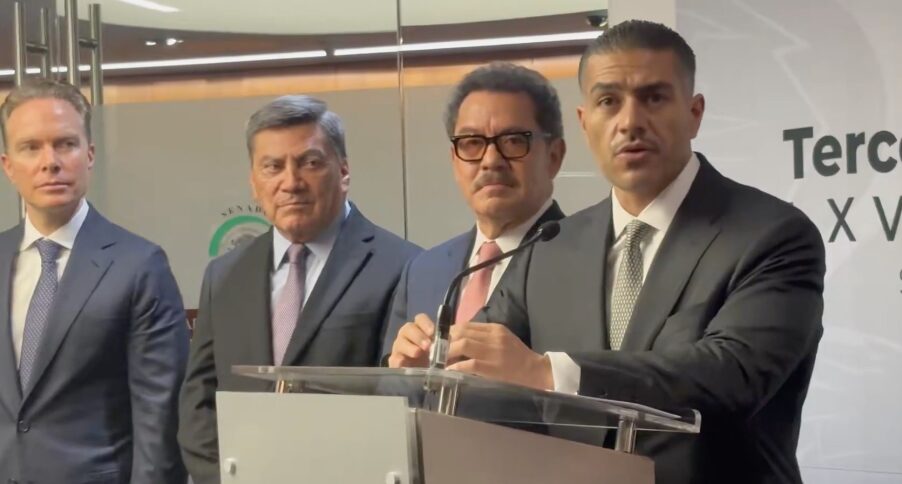 Harfuch afirma que Amílcar Olán está “ubicable”; FGR deberá determinar si lo investiga
