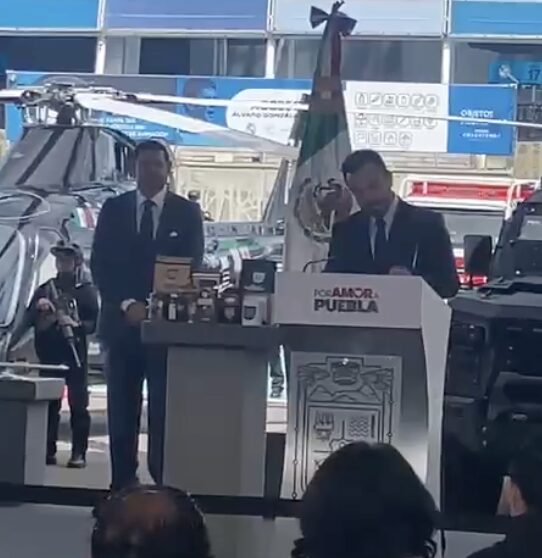 Puebla incorpora helicóptero de 115.7 millones de pesos para reforzar la seguridad