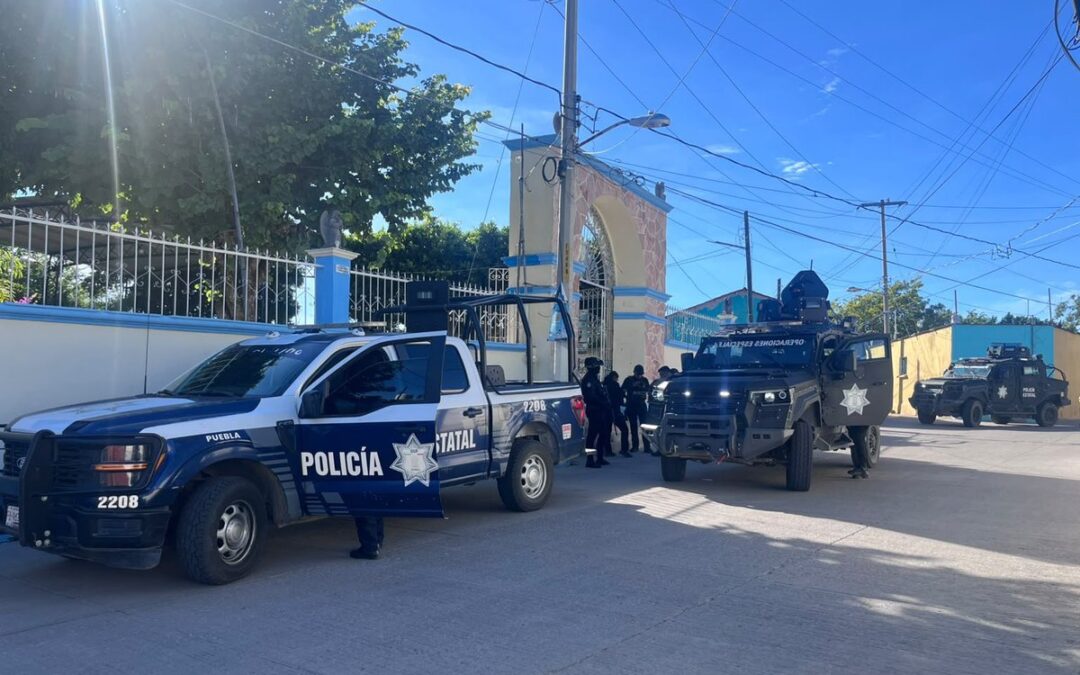 Refuerzan seguridad con vehículos blindados tras ataques en Chiautla de Tapia