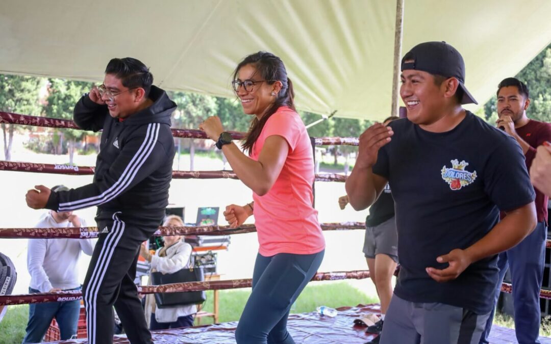 Secretaría de Deporte y Juventud promueve actividad física con clase masiva de box