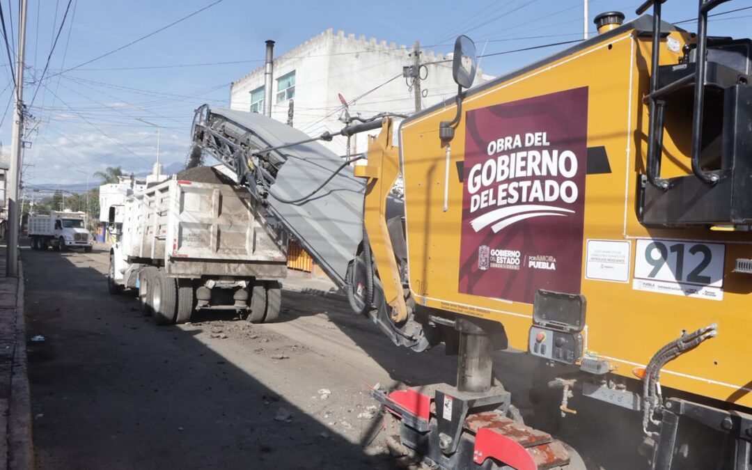 Inicia Gobierno del Estado pavimentación de tres vialidades en la capital poblana