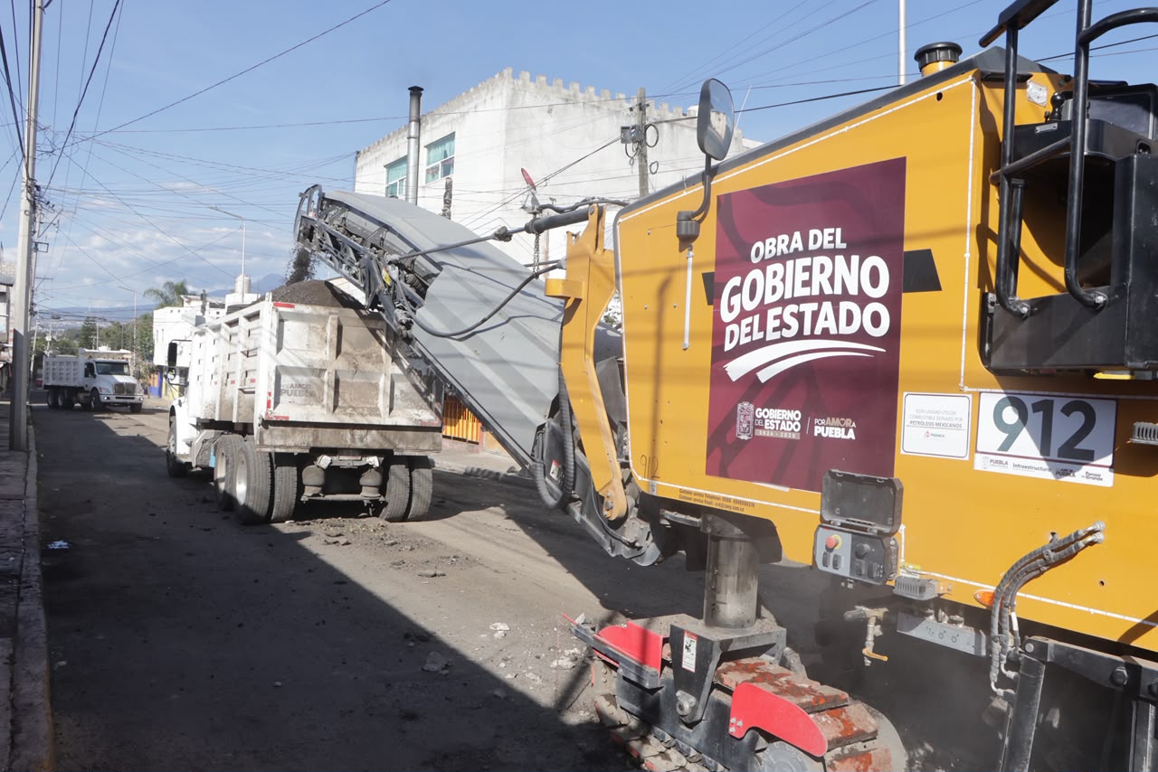 Inicia Gobierno del Estado pavimentación de tres vialidades en la capital poblana