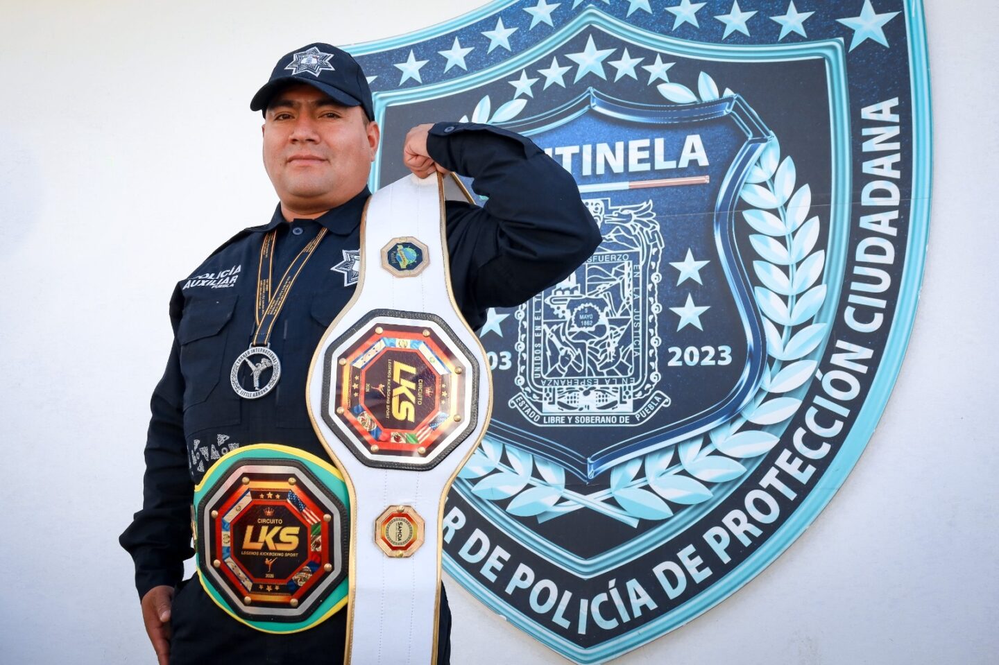 Policía Auxiliar promueve disciplina y bienestar emocional a través del deporte