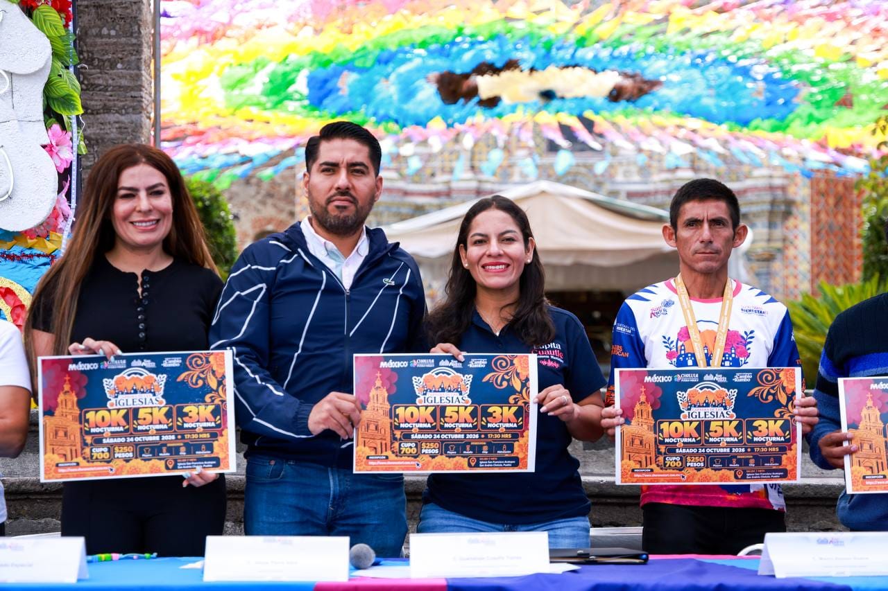 Entre el patrimonio arquitectónico y cempasúchil, San Andrés Cholula vivirá la segunda Carrera de las Iglesias
