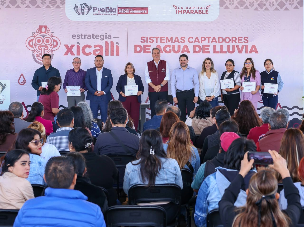 Pepe Chedraui impulsa la instalación de captadores pluviales en más de 100 escuelas públicas de Puebla