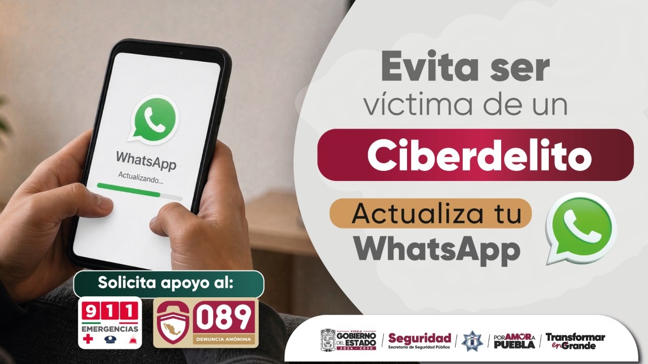 Promueve SSP medidas de protección para prevenir ciberdelitos mediante WhatsApp