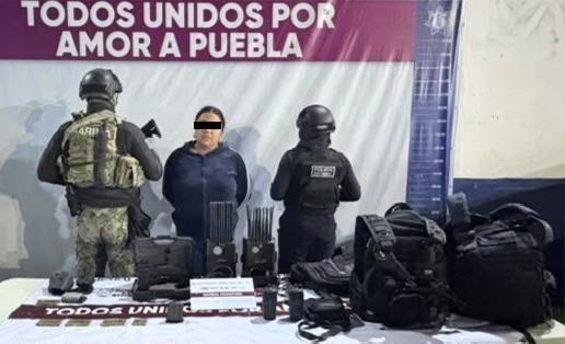 Operativo interinstitucional permite detener a mujer en posesión de inhibidores de señal