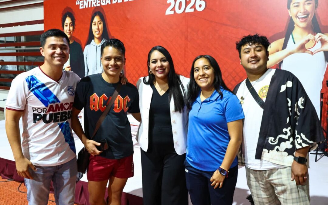Impulsa Tonantzin Fernández el desarrollo y crecimiento de las y los jóvenes cholultecas