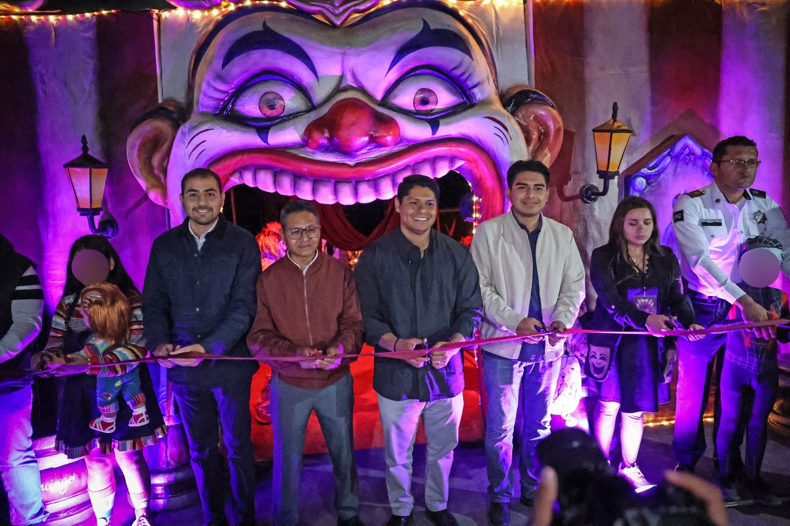 Omar Muñoz inaugura el Bosque de las Almas y el Parque del Terror