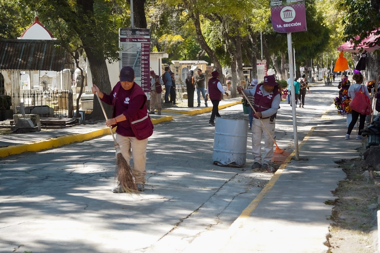 Prepara Gobierno de Pepe Chedraui el Panteón Municipal para recibir a visitantes durante Todos Santos