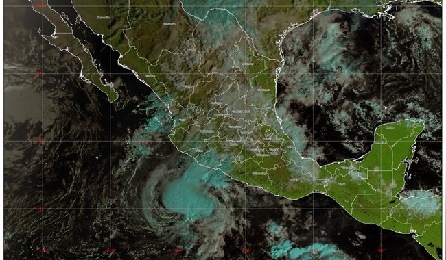Vance generará lluvias fuertes en el occidente y sur de México 