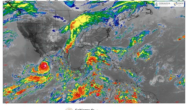 Rachel, huracán categoría 3, se ubica al sur de Baja California Sur